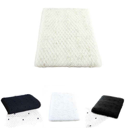 Merry Widow Veiling with Spots 30cm x1m - BR010