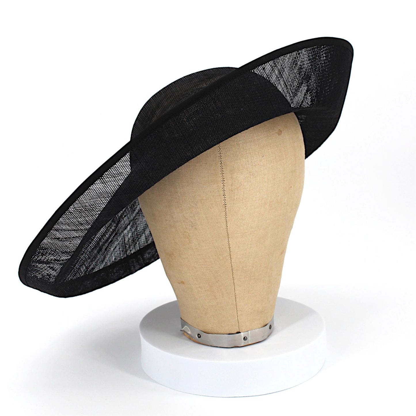 UK Made Sinamay Wide Fascinator Base 36 x 38cm HA105