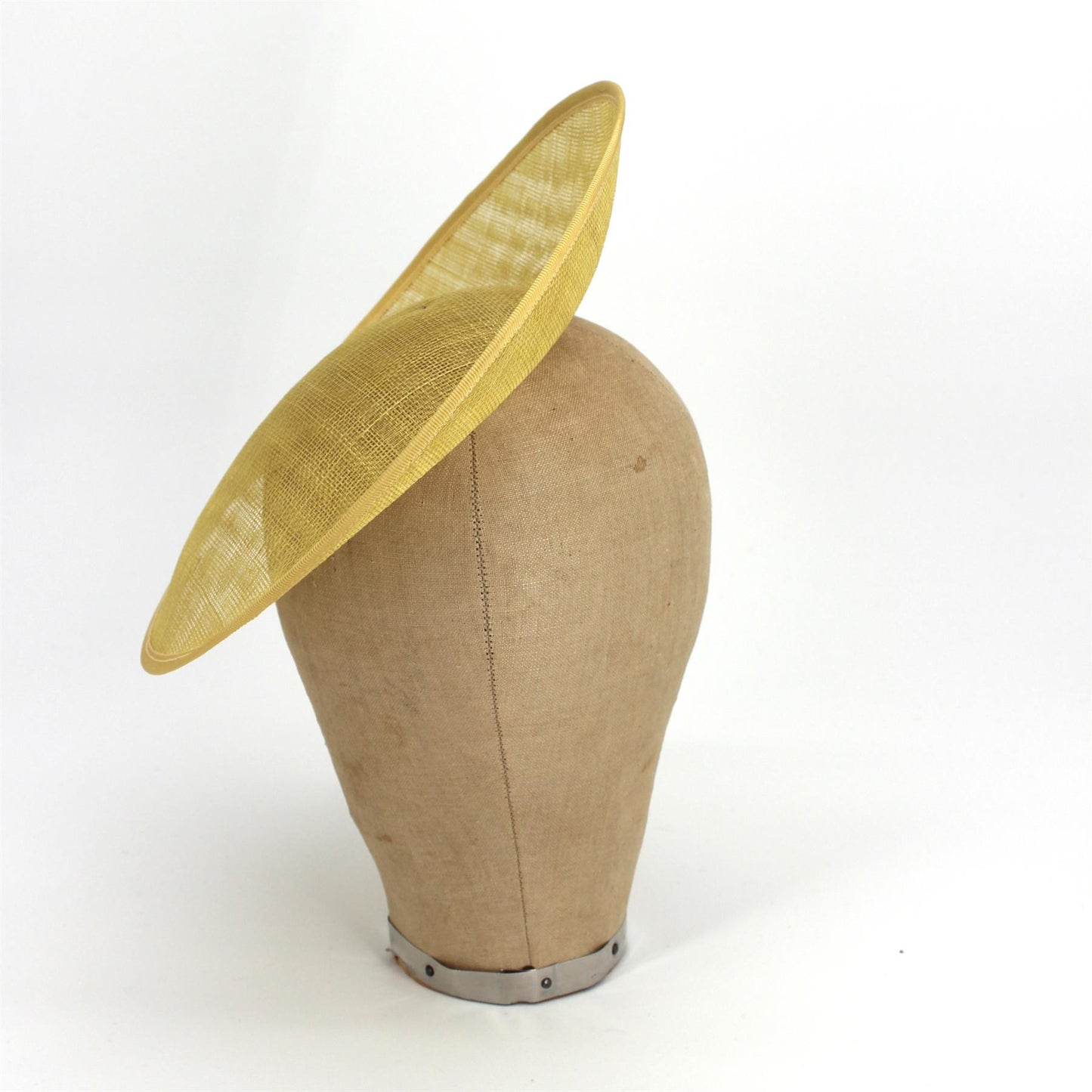 UK Made Sinamay Sweep Saucer Fascinator Base HA012