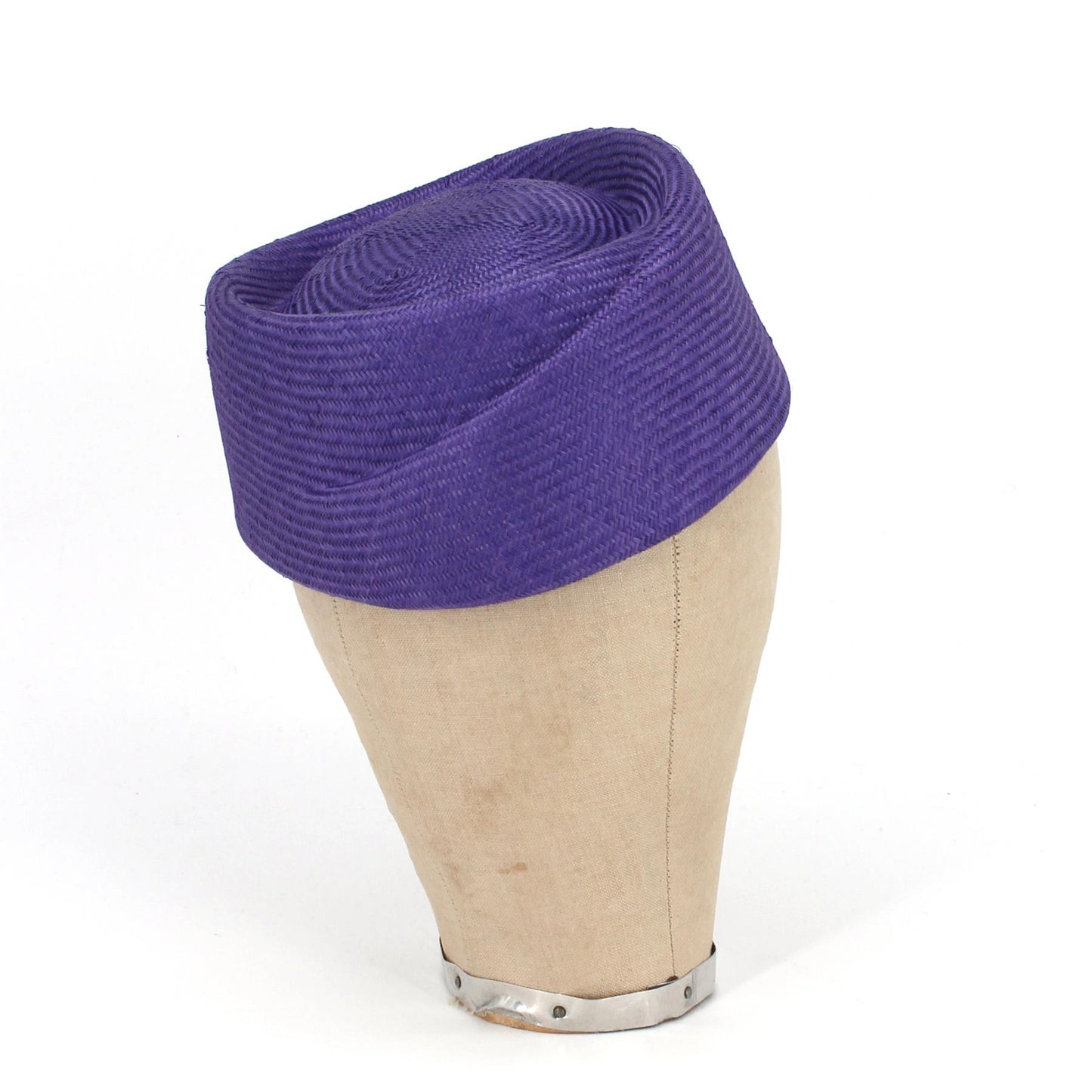 UK Made Parisisal Straw Pillbox Hat Base - HA107P