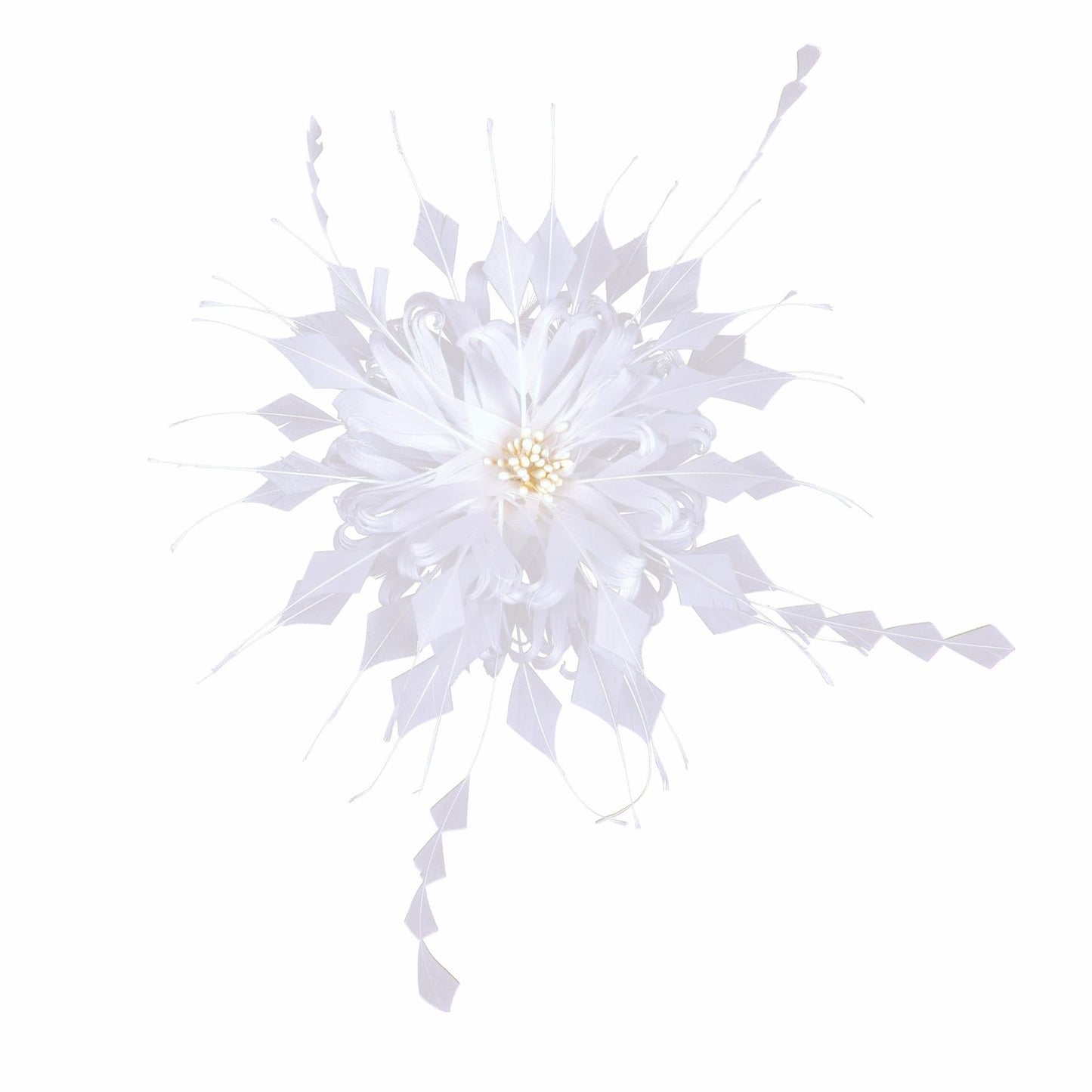 Curly Goose Coque Feather Flower 20cm - FM054