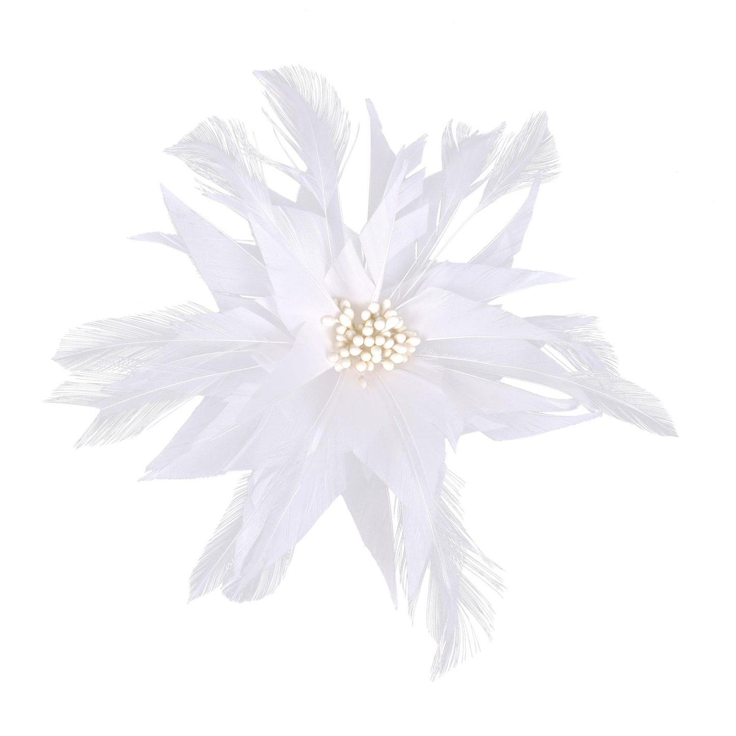 Spiky Goose Hackle Feather Flower 20cm FM053