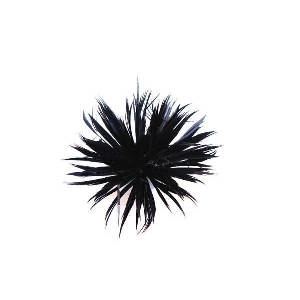 Spiky Goose Biot Feather Flower 9cm - FM093