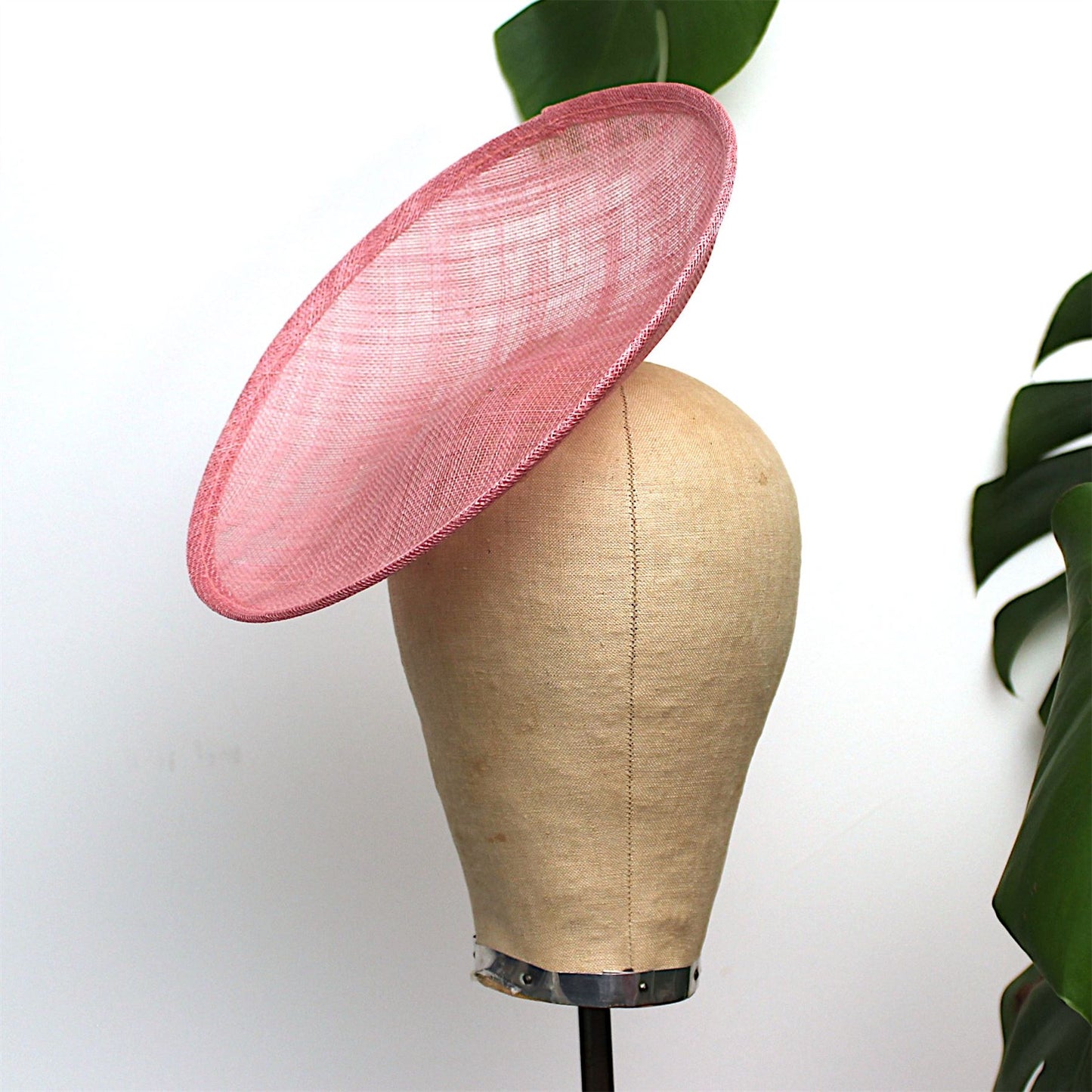 Sinamay Saucer Up brim Base 26x27cm - HA019