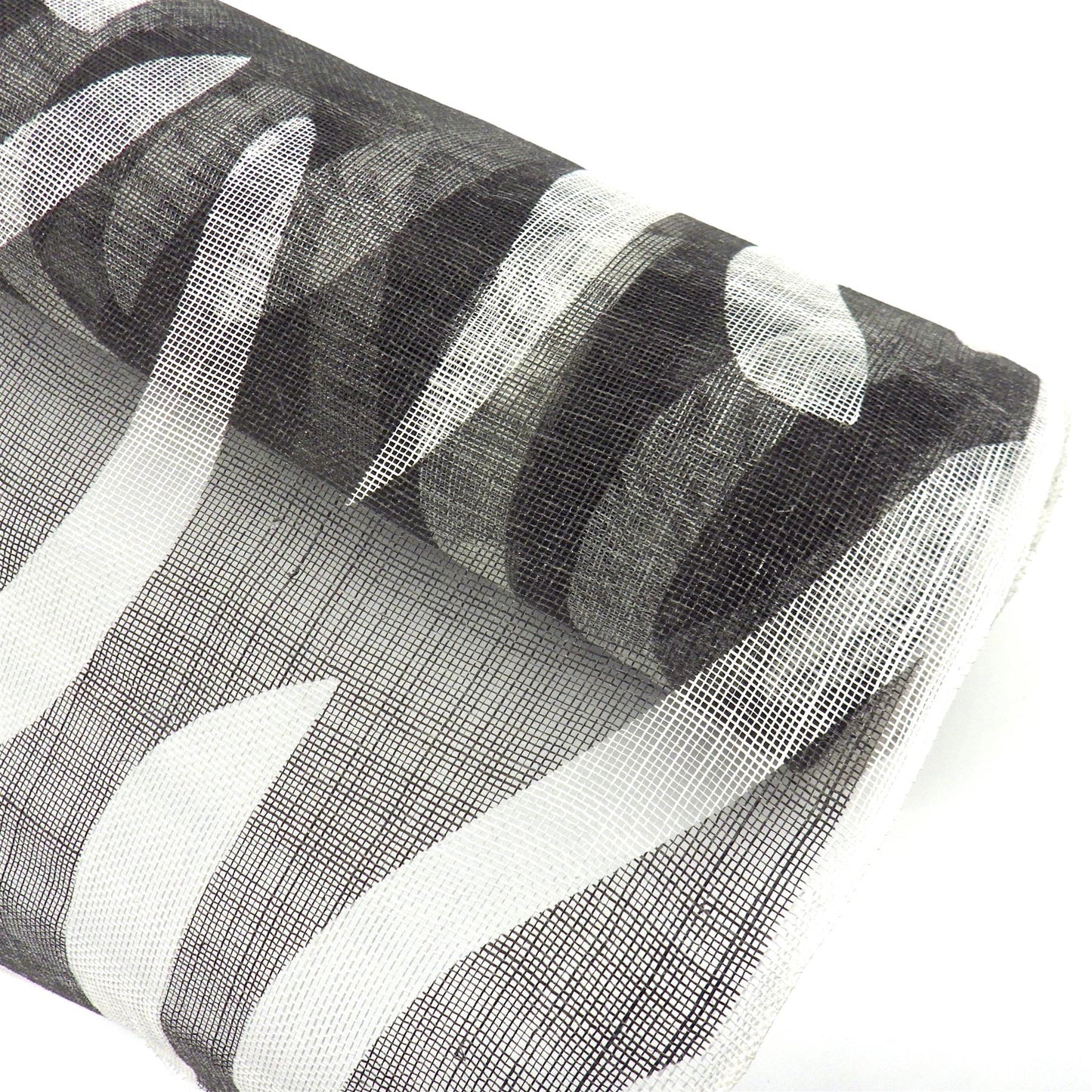 Zebra Print Sinamay 90cm x 1m - FS043