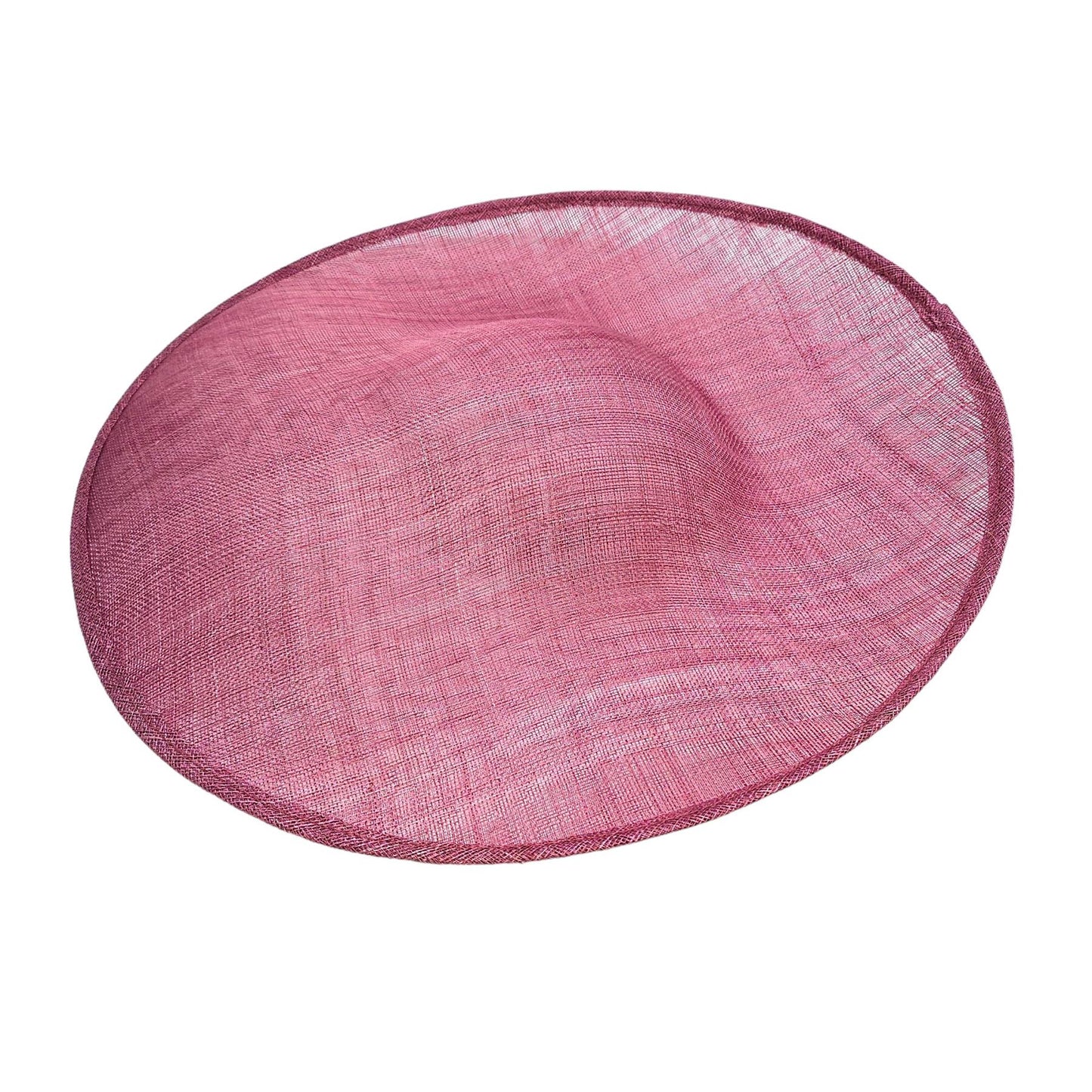 China Made Sinamay Side Sweep Hat Base 43x45cm - HA080A