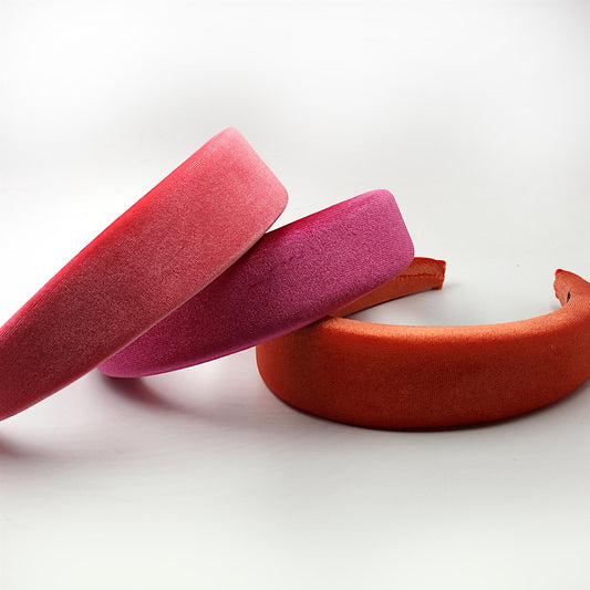 Velvet Padded Headband 4cm - HB035
