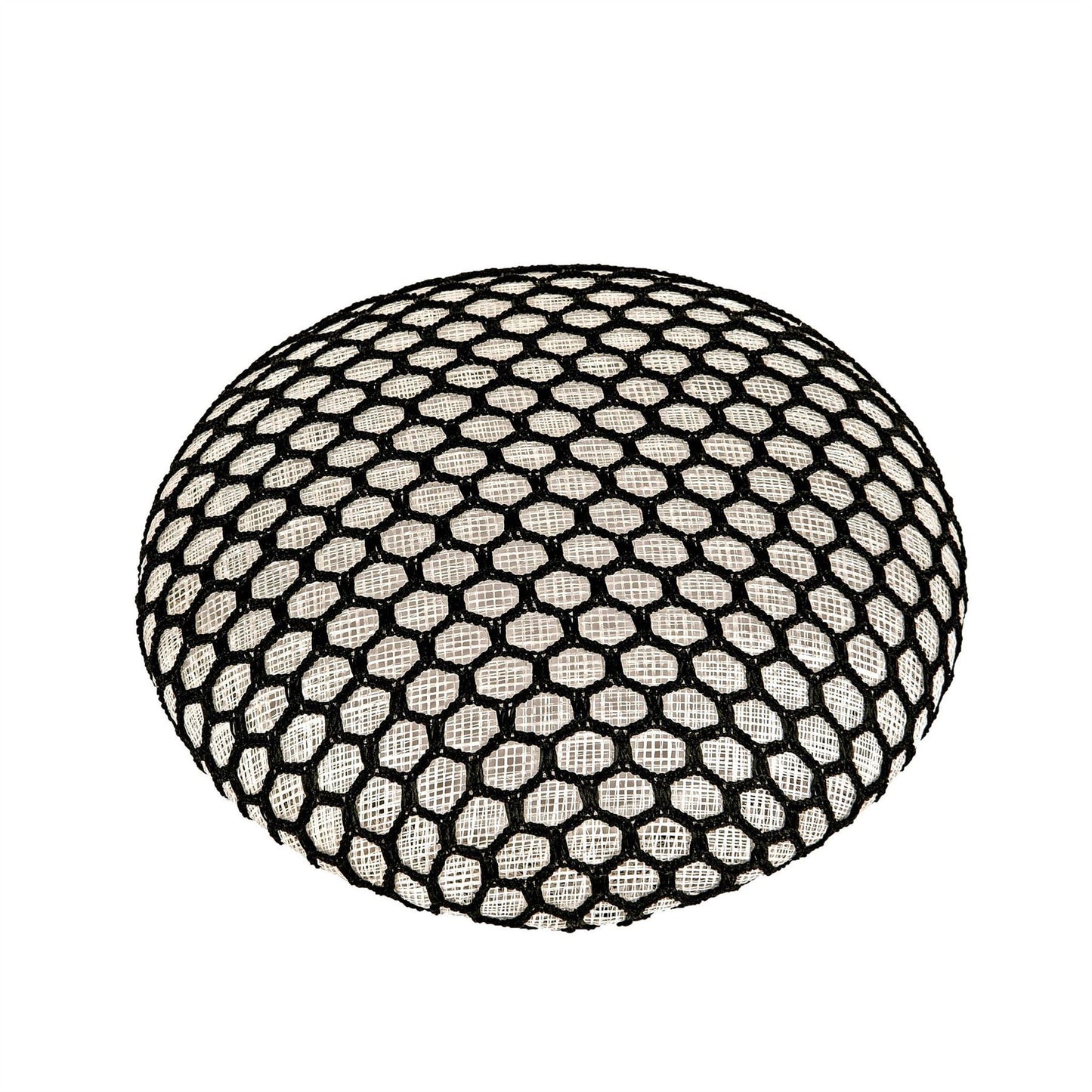 Sinamay Honeycomb Pillbox 16cm - HA003