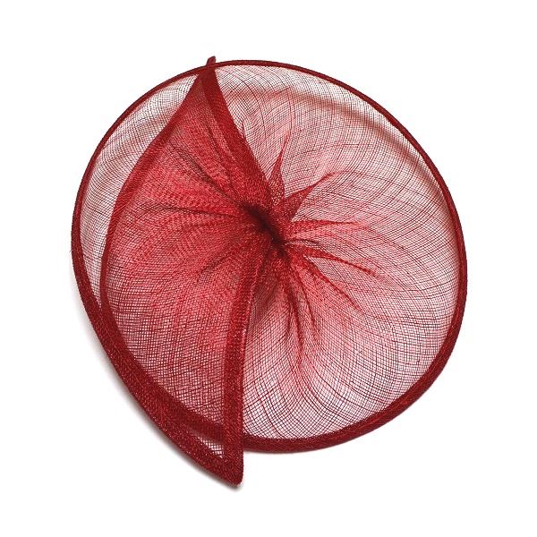 Sinamay Gathered Split Saucer 30cm - HA067