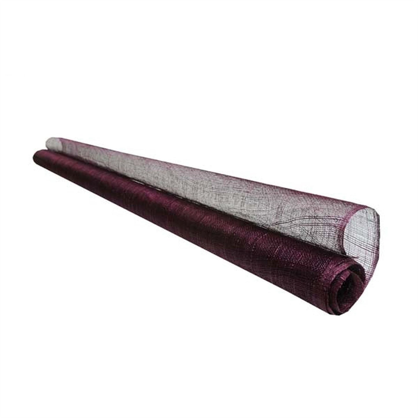 UK Made to Order Huge Sinamay Side Sweep Indented Brim Round Crown 49x47cm - HA085