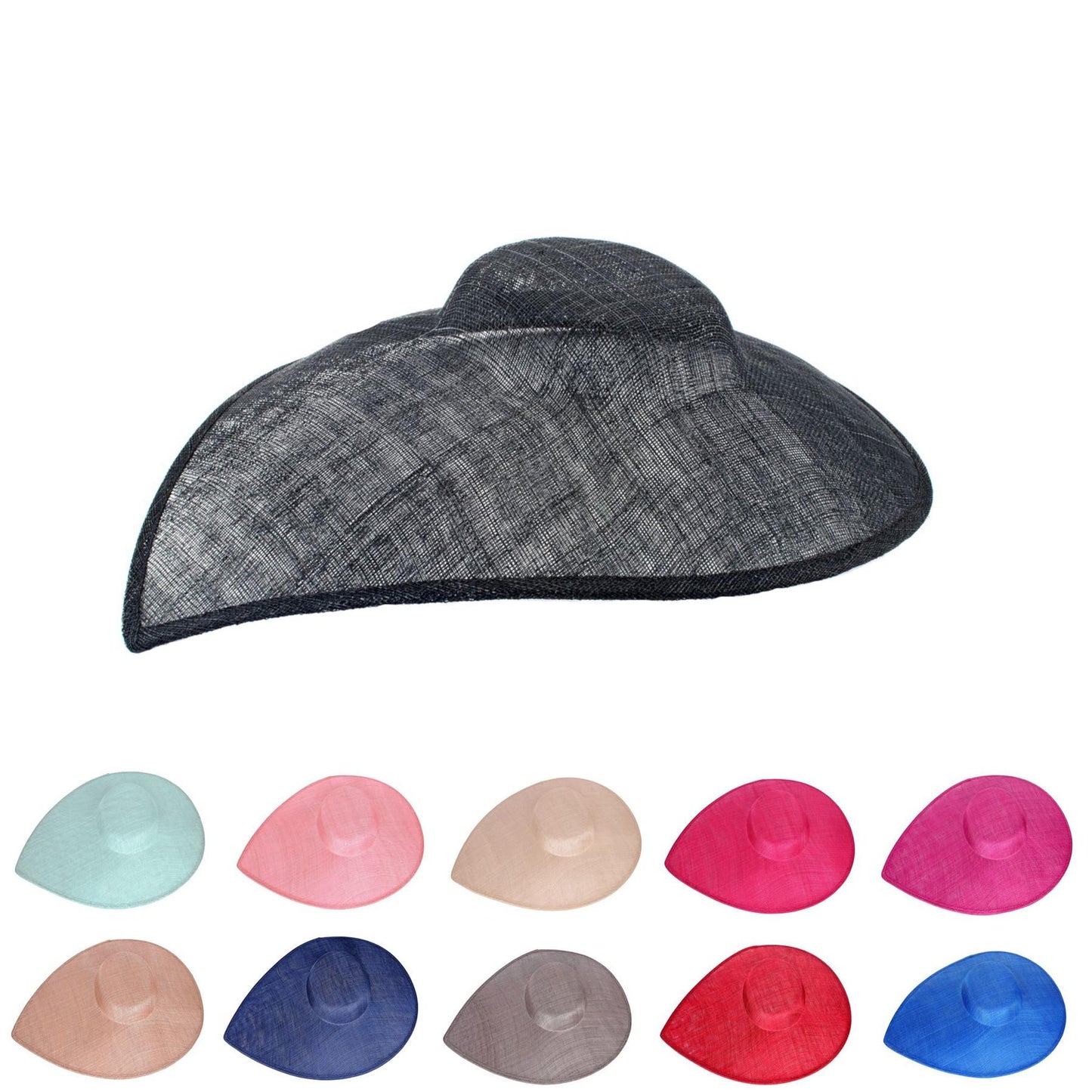 Sinamay Wide Pointed Saucer 35 x 47cm HA083