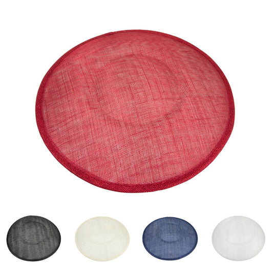 Sinamay Dent Saucer Fascinator Base 33cm - HA061