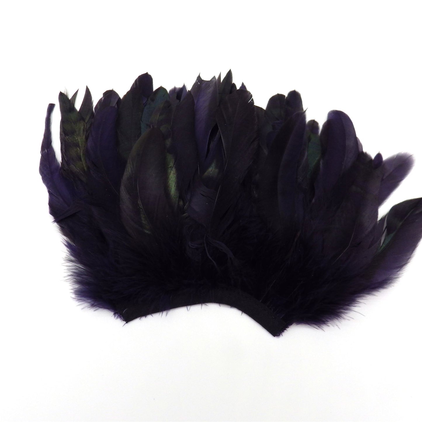 Chinchilla Feather Fringe 12cm x 10cm - FR003