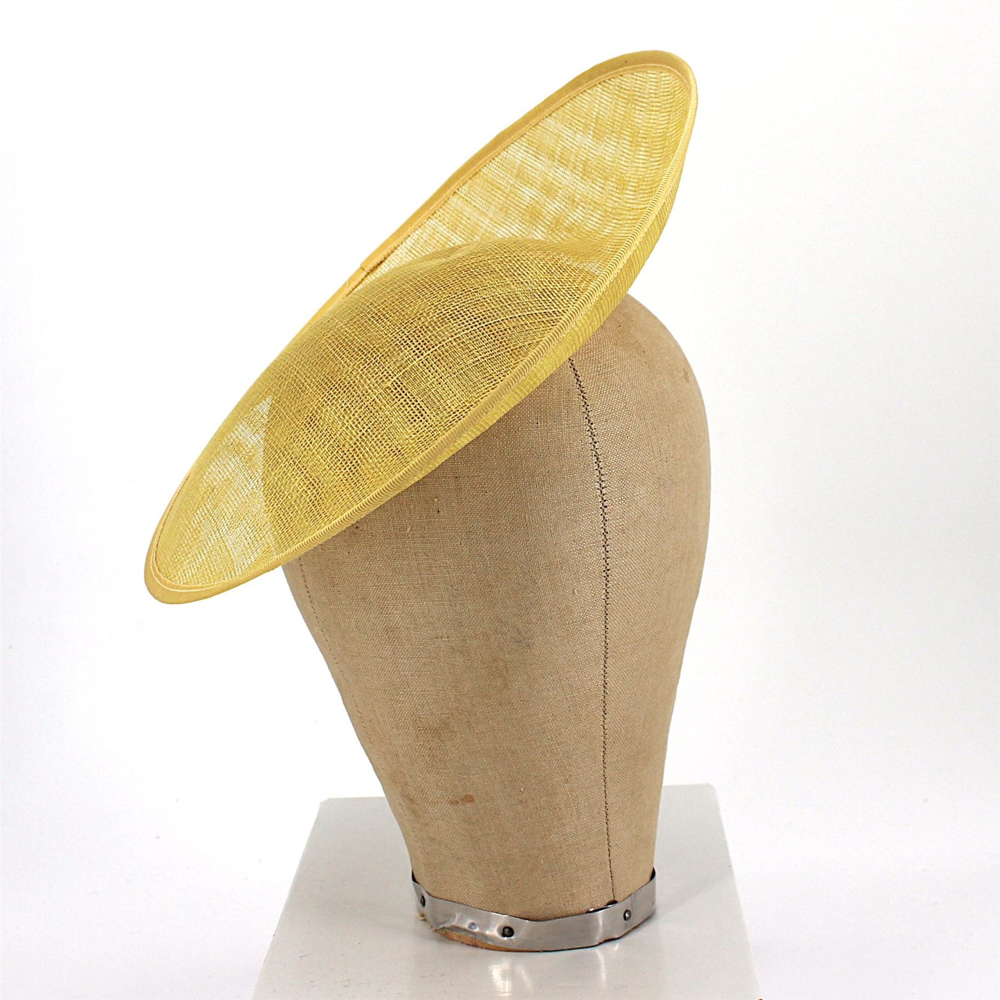 UK Made Sinamay Sweep Saucer Fascinator Base HA012
