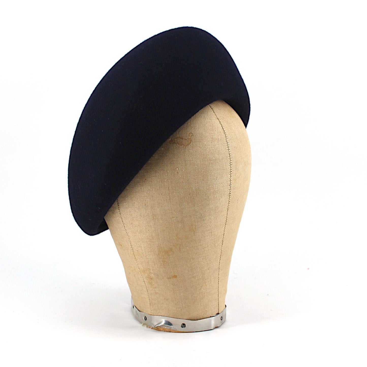 UK Made Felt Asymmetrical Beret Hat Base - HA109