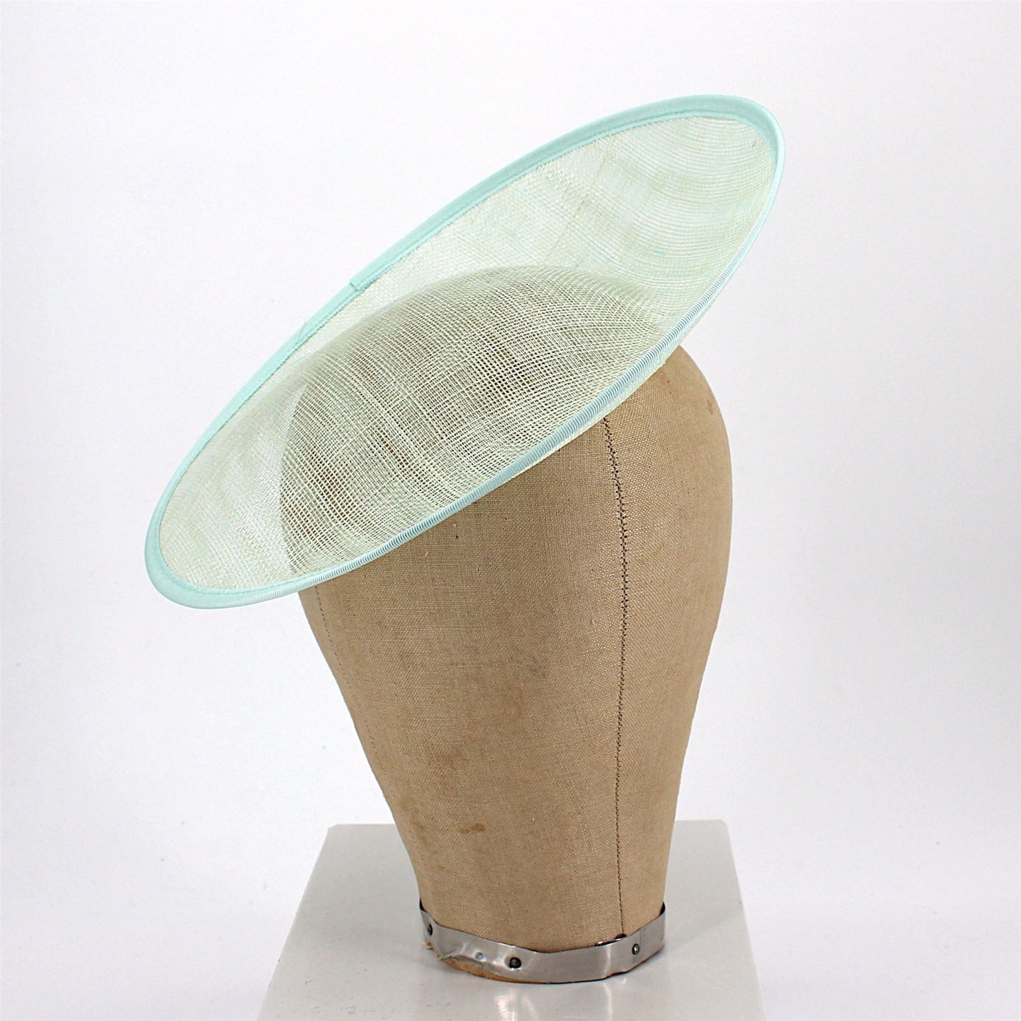 UK Made Sinamay Sweep Saucer Fascinator Base HA012