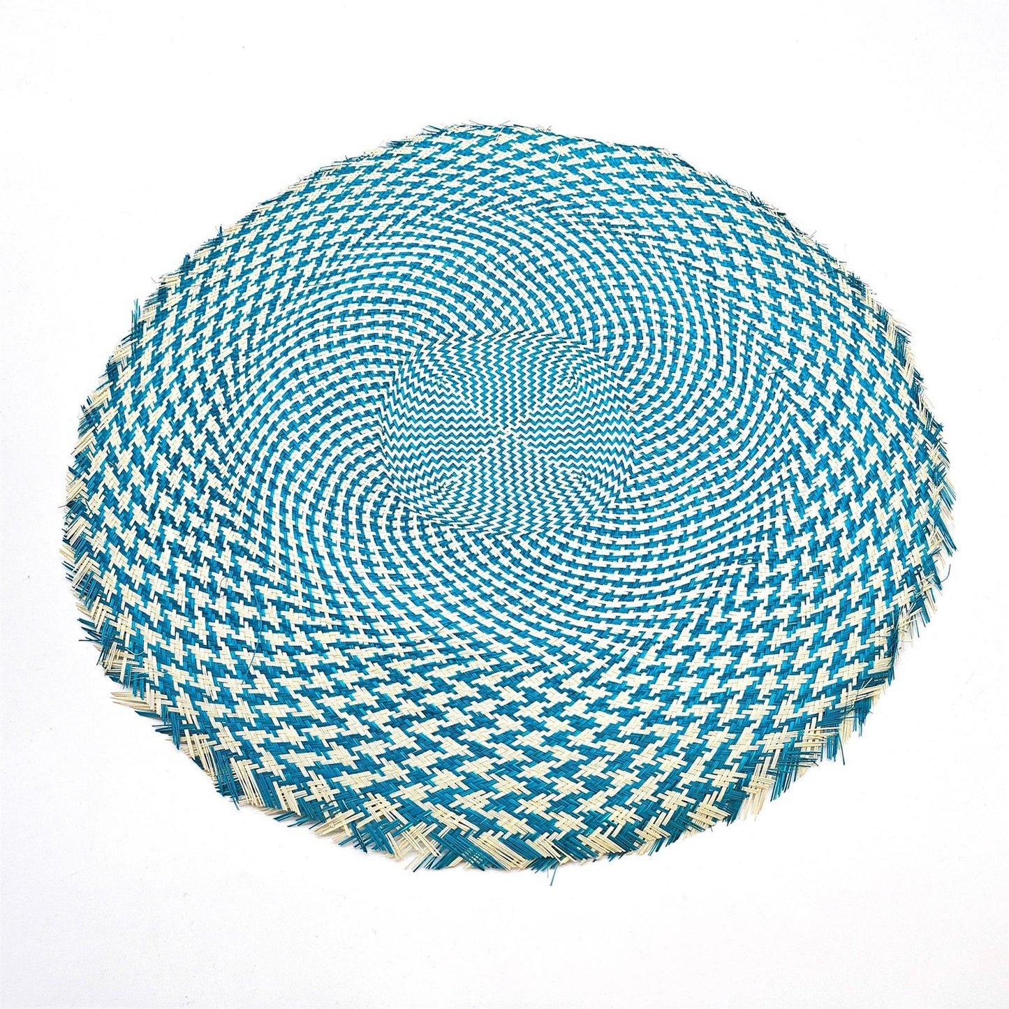 Buntal Straw Mat 2 Tone Hat Base 47cm HF003