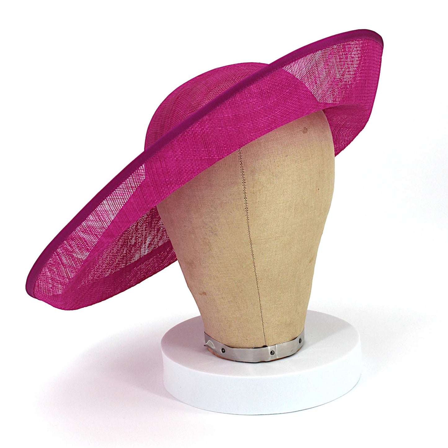 UK Made Sinamay Wide Fascinator Base 36 x 38cm HA105