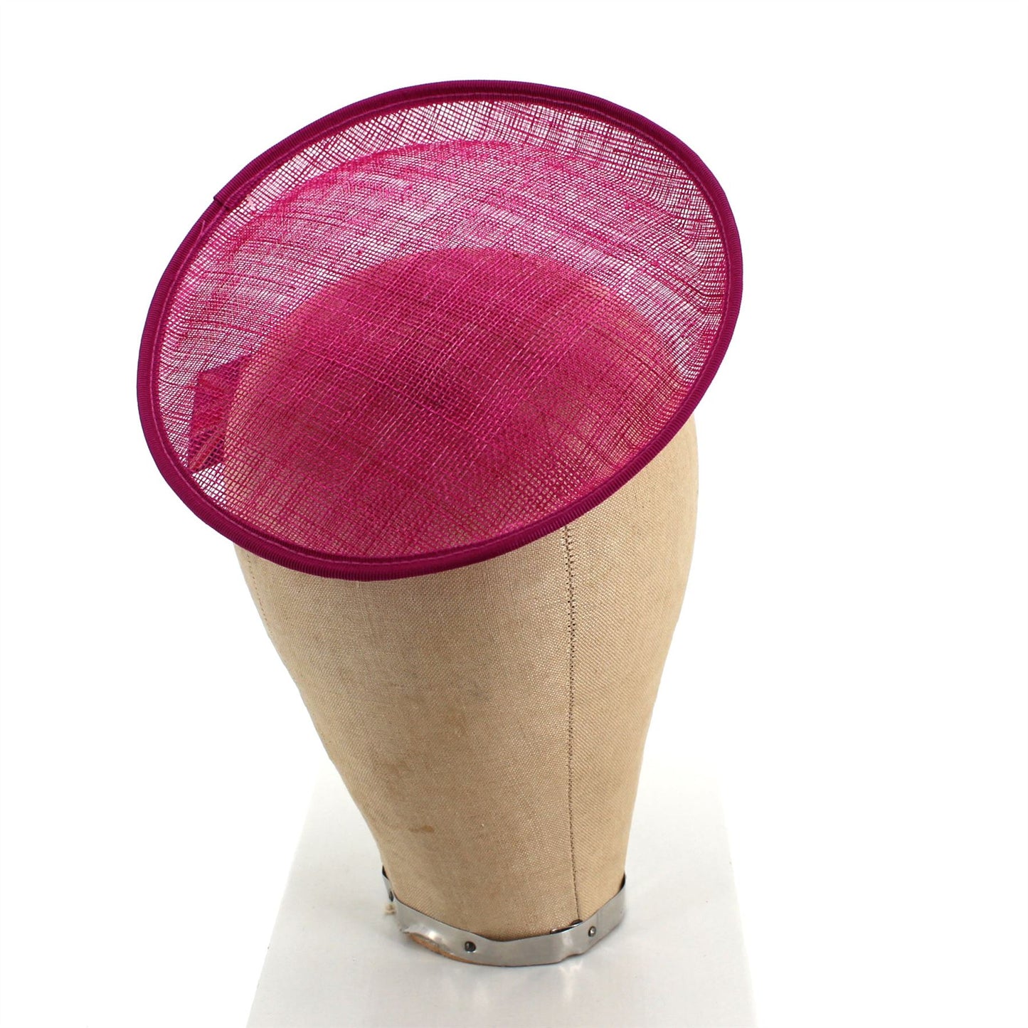 UK Made Sinamay Saucer Base 20cm Across - HA016S