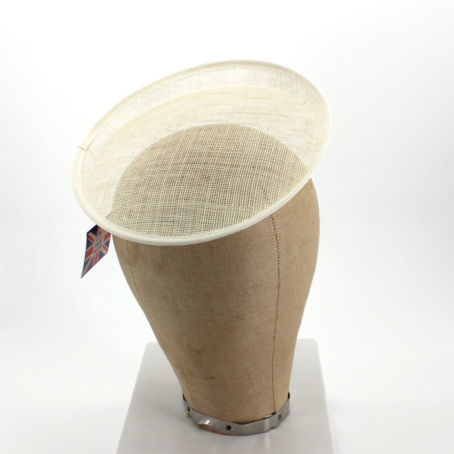 UK Made Sinamay Saucer Base 20cm Across - HA016S