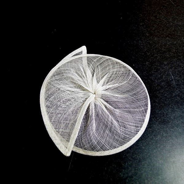 Sinamay Gathered Split Saucer 30cm - HA067