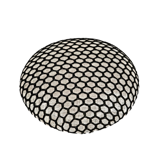 Sinamay Honeycomb Pillbox 16cm - HA003