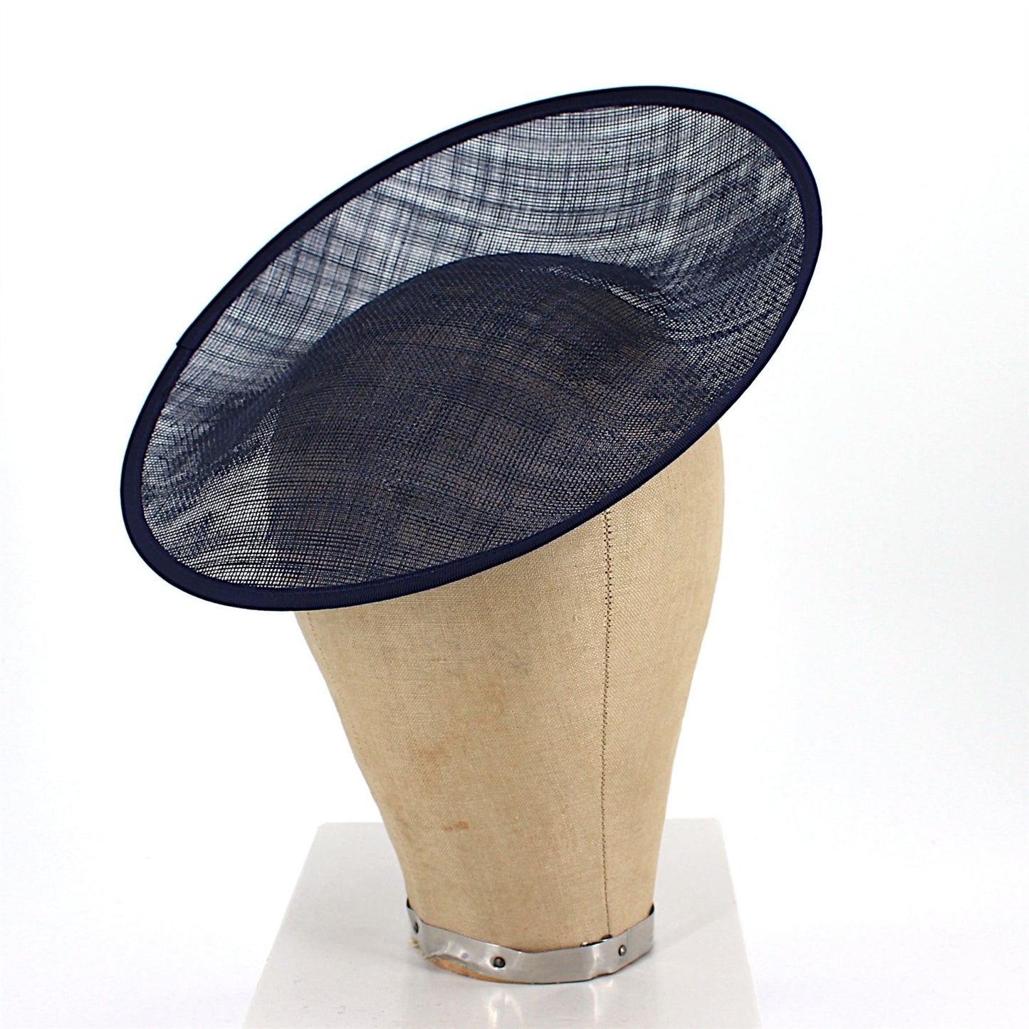 UK Made Sinamay Sweep Saucer Fascinator Base HA012