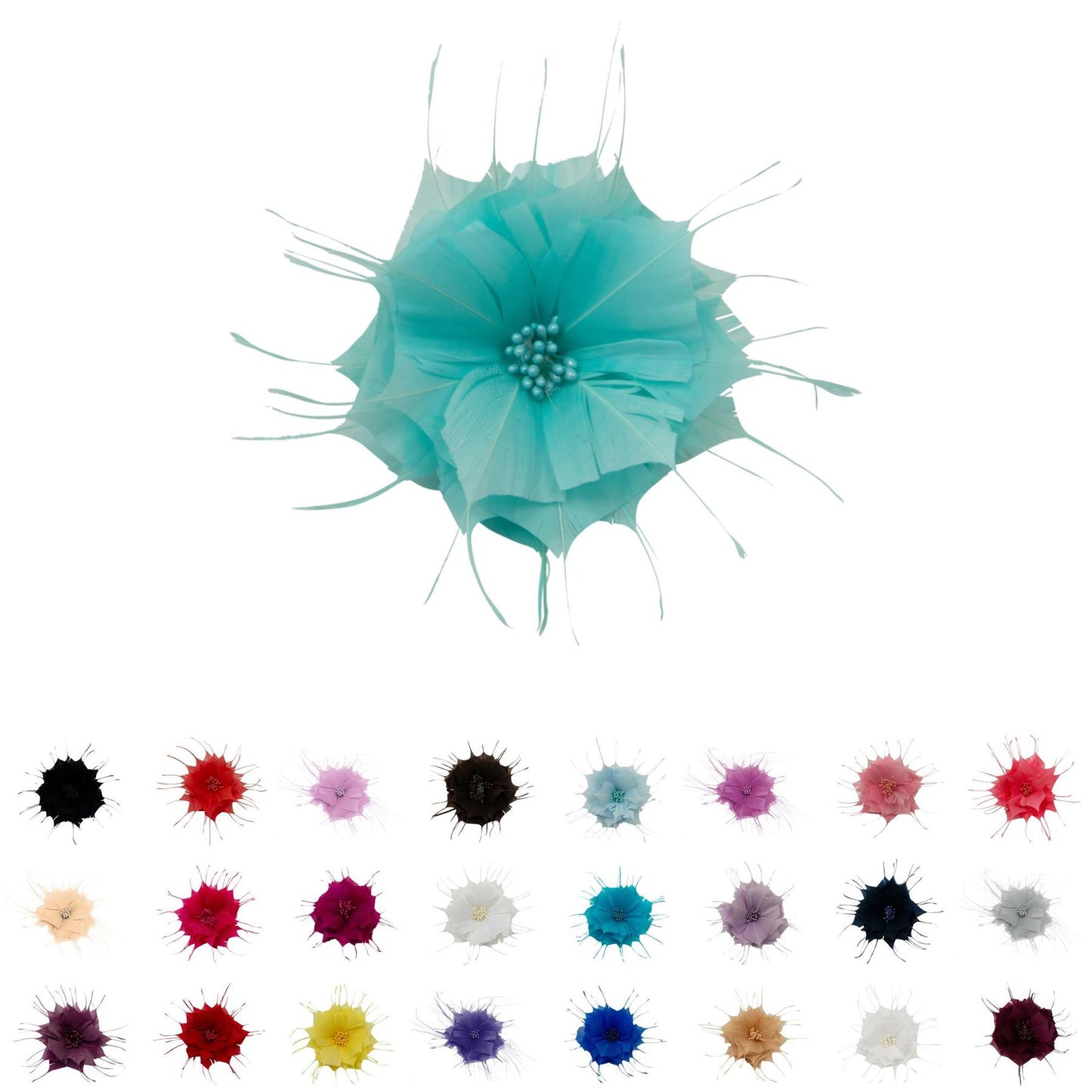 Goose Feather Star Flower 14cm FM024