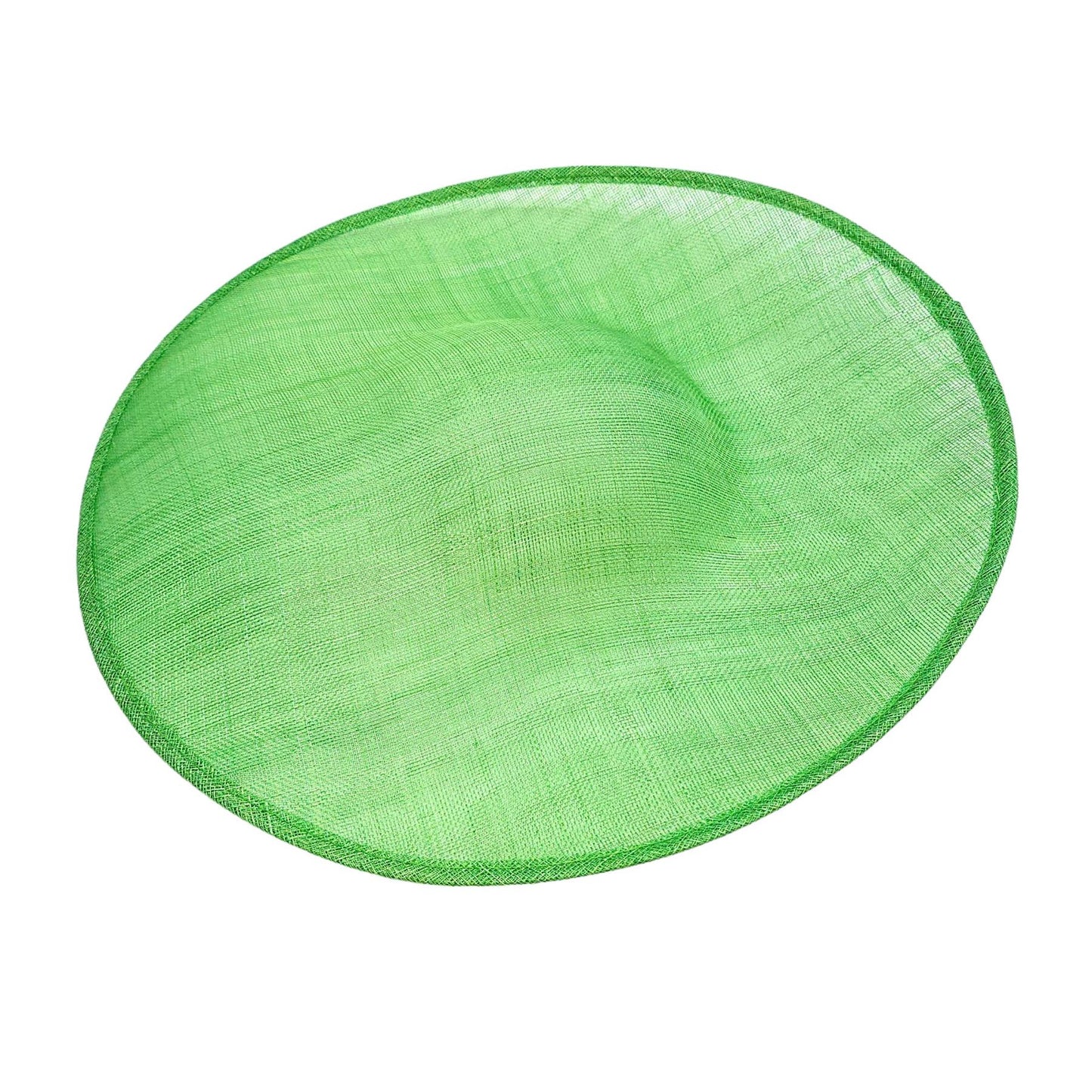 China Made Sinamay Side Sweep Hat Base 43x45cm - HA080A