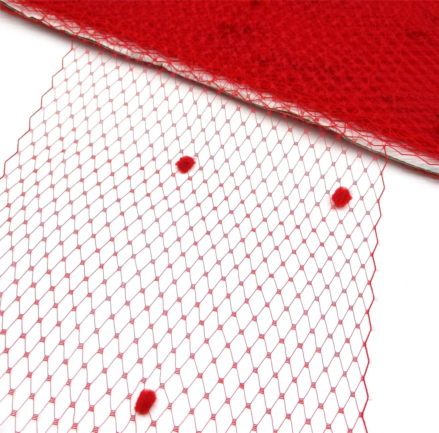 Classic Plain Veil with Spots 20cm x1m - BR002