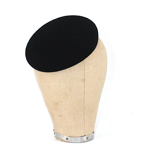 UK Made Felt Button Hat Base 16cm - HA014F