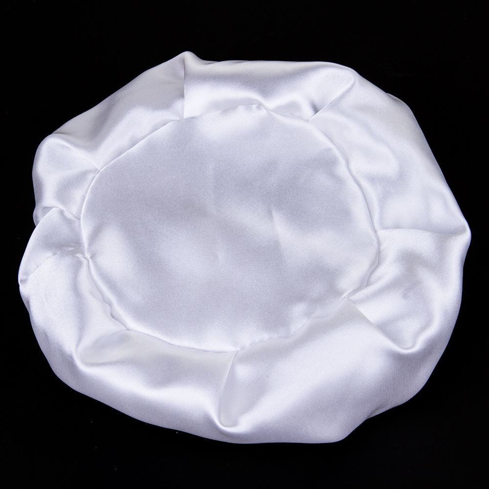 Satin Pleat Rosette Hat Lining 15cm drop HA038