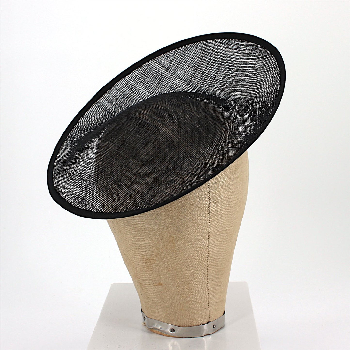 UK Made Sinamay Sweep Saucer Fascinator Base HA012