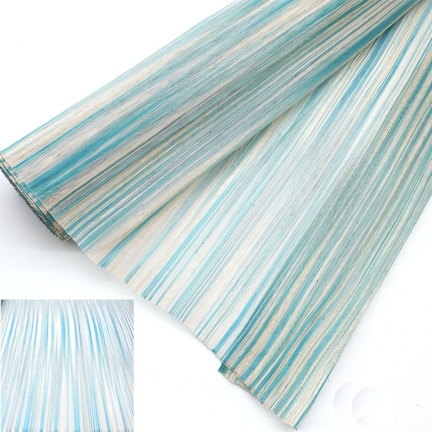 Tie Dyed Silk Abaca 90cm x 0.5m - FS029