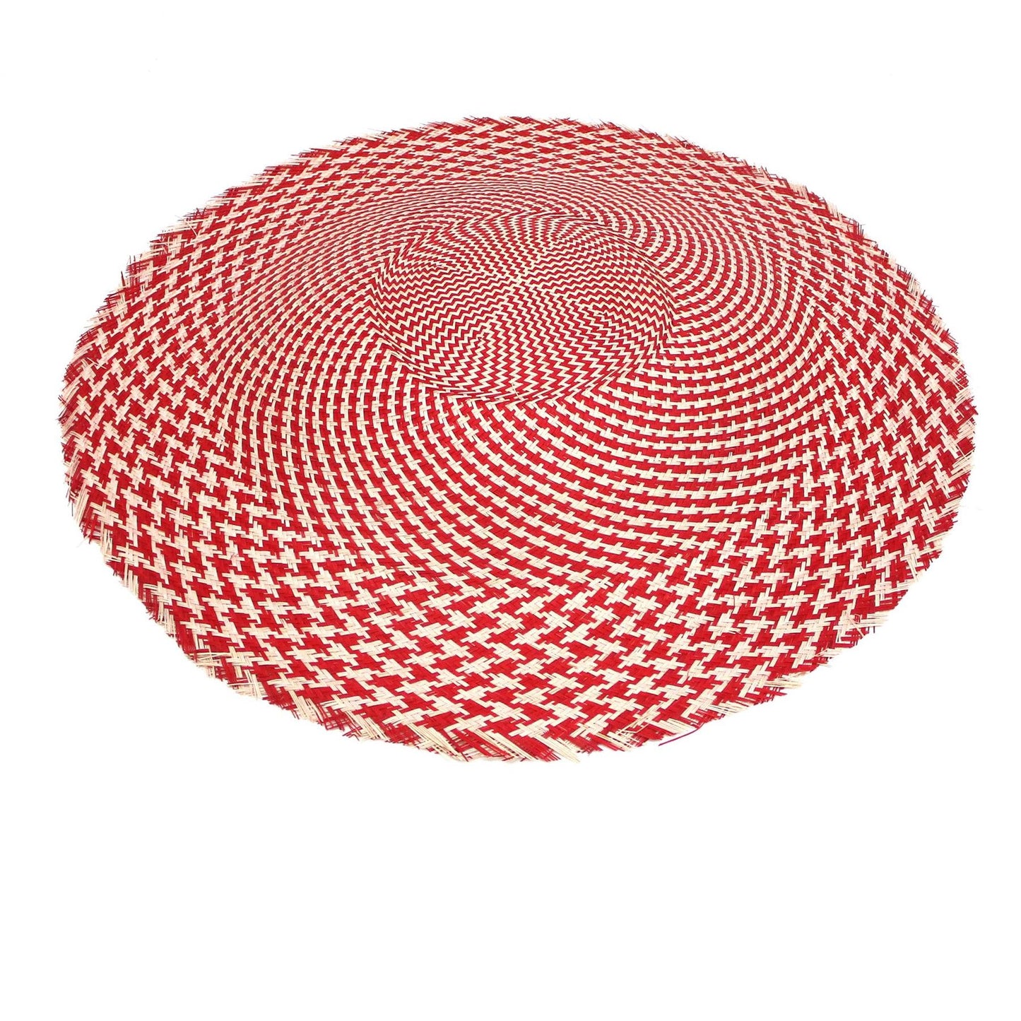 Buntal Straw Mat 2 Tone Hat Base 47cm HF003