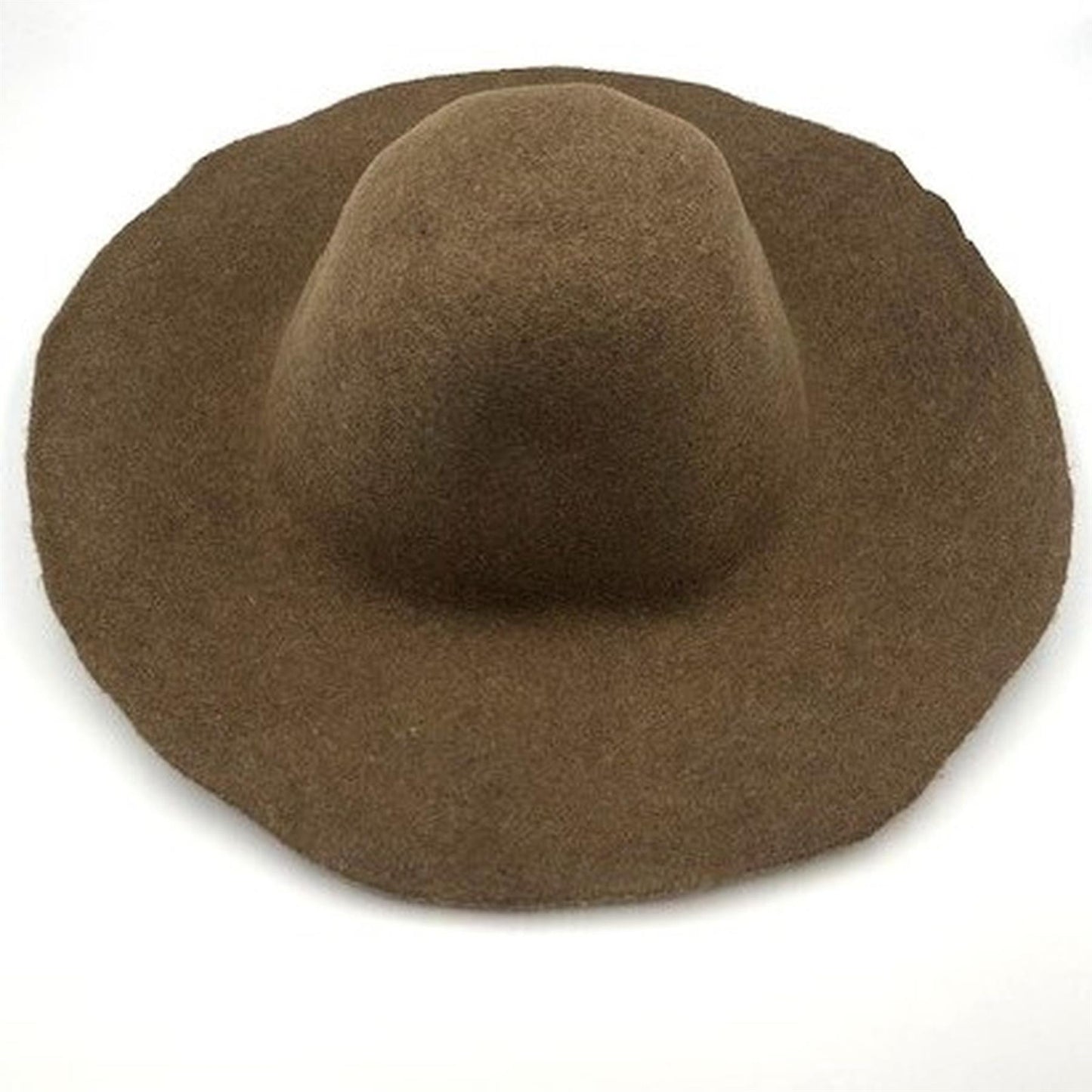 Melange Fleck Felt Flared Capeline 28cm HF043