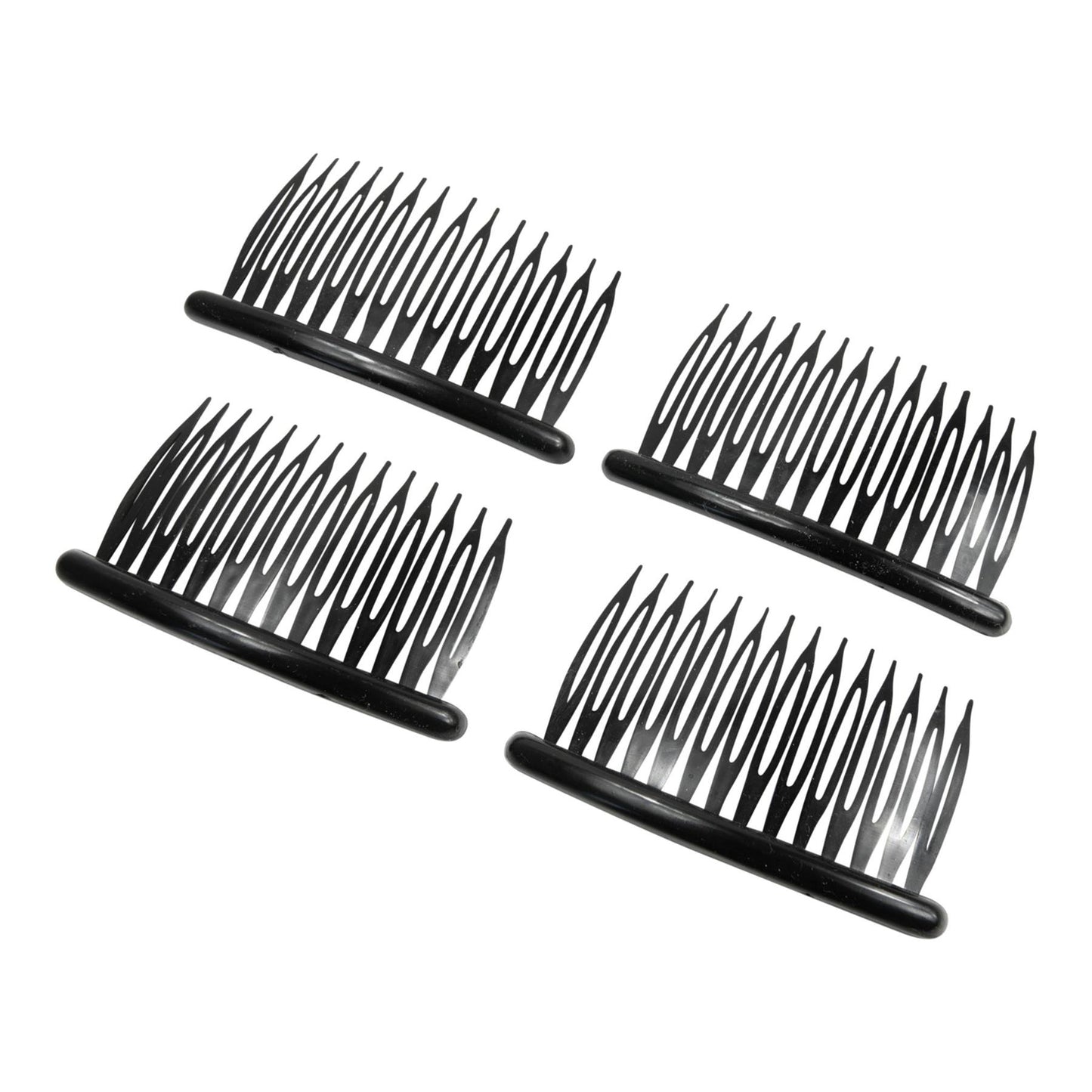 Split Tooth Plastic Comb 4 x 7.5cm x 4pc HB004