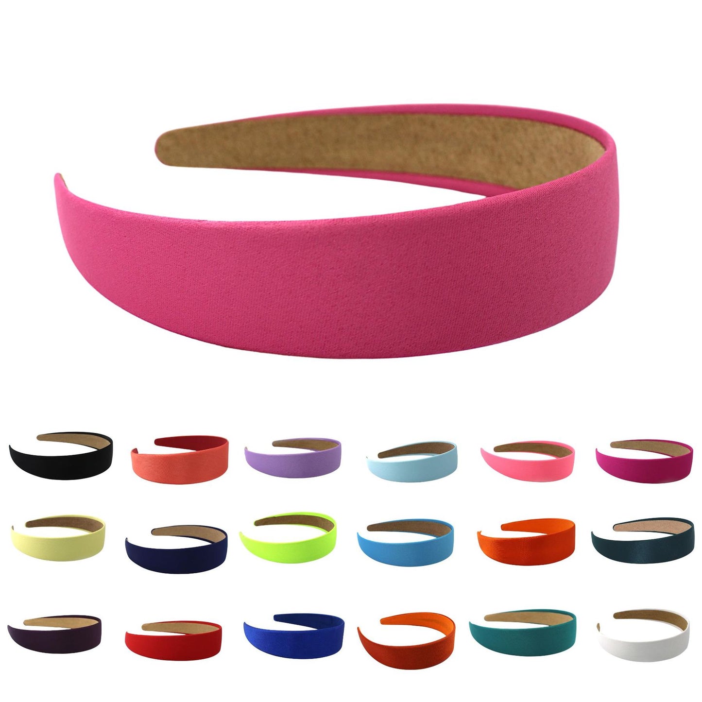 Budget Satin Headband 3.0cm to 3.5cm HB009