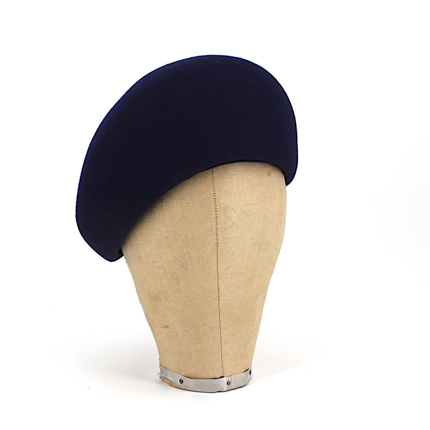 UK Made Felt Asymmetrical Beret Hat Base - HA109
