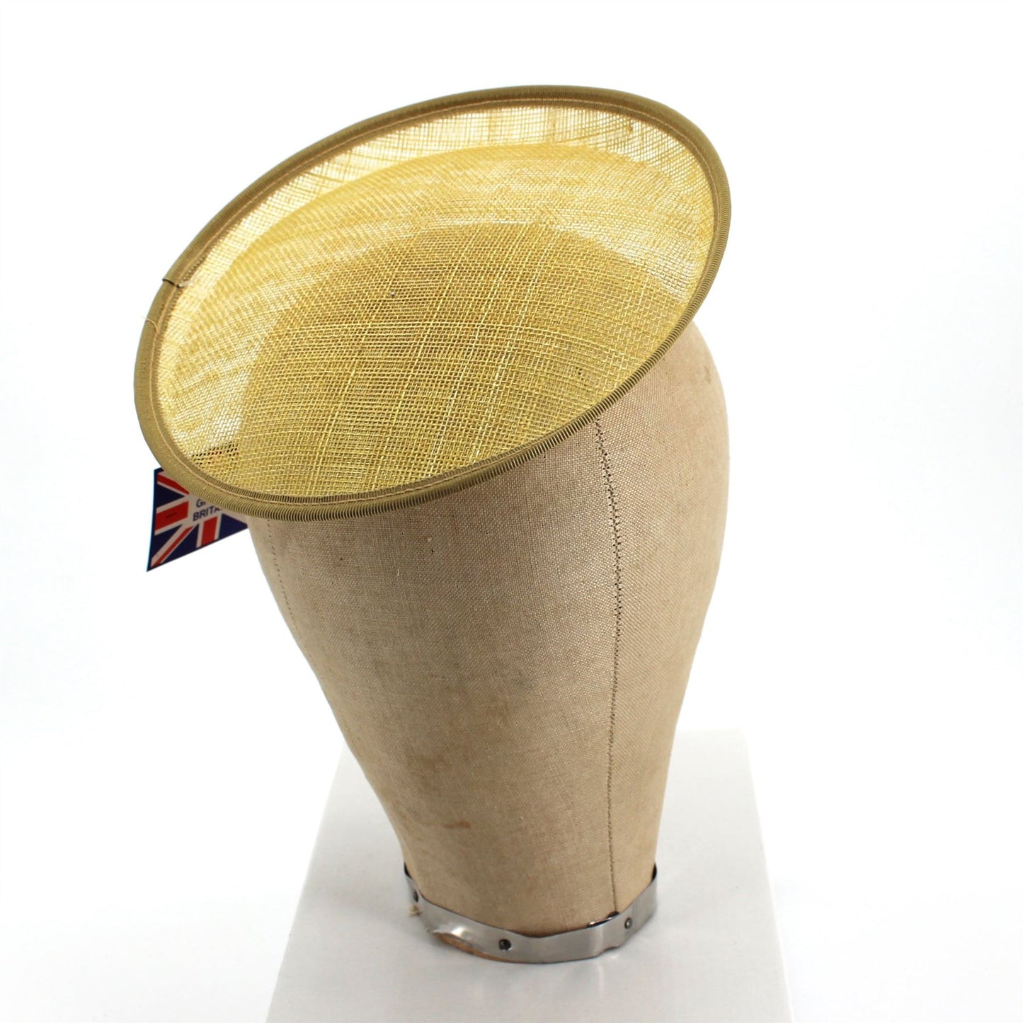 UK Made Sinamay Saucer Base 20cm Across - HA016S