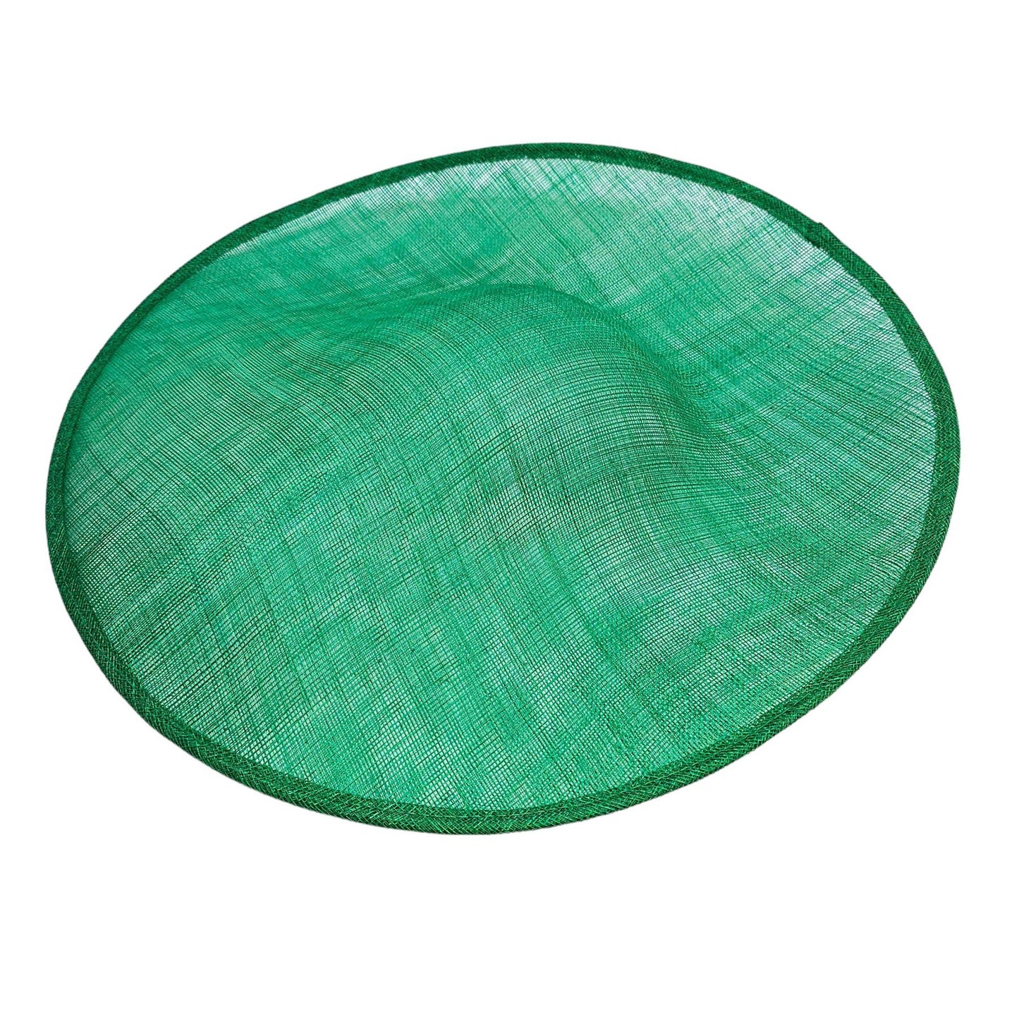 China Made Sinamay Side Sweep Hat Base 43x45cm - HA080A