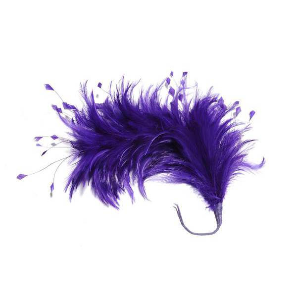 Hackle Feather Stripped Coq Mount 30cm - FM080