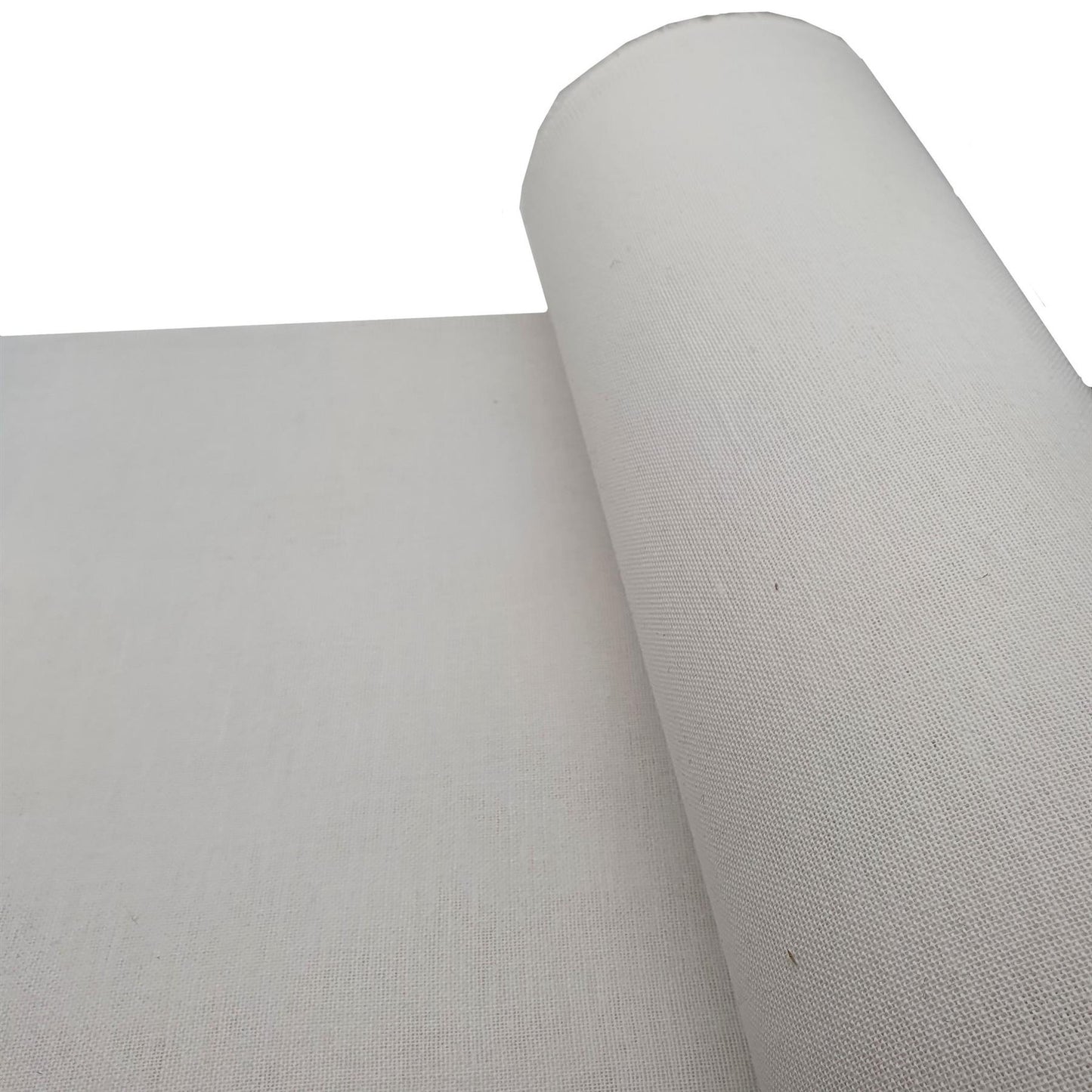 White Cotton Buckram Unglued, 50x110cm FS039