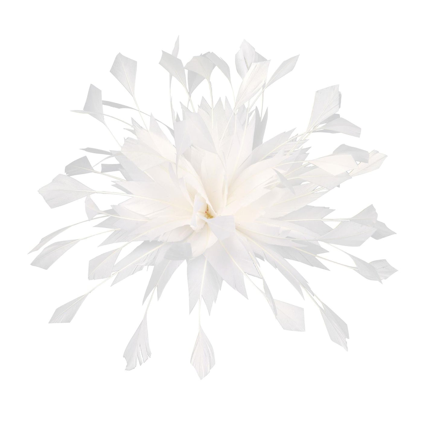 Spiky Centre Goose Feather Flower 20cm FM056