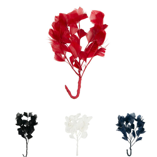 Stripped Goose Feather Tree 25cm - FM105