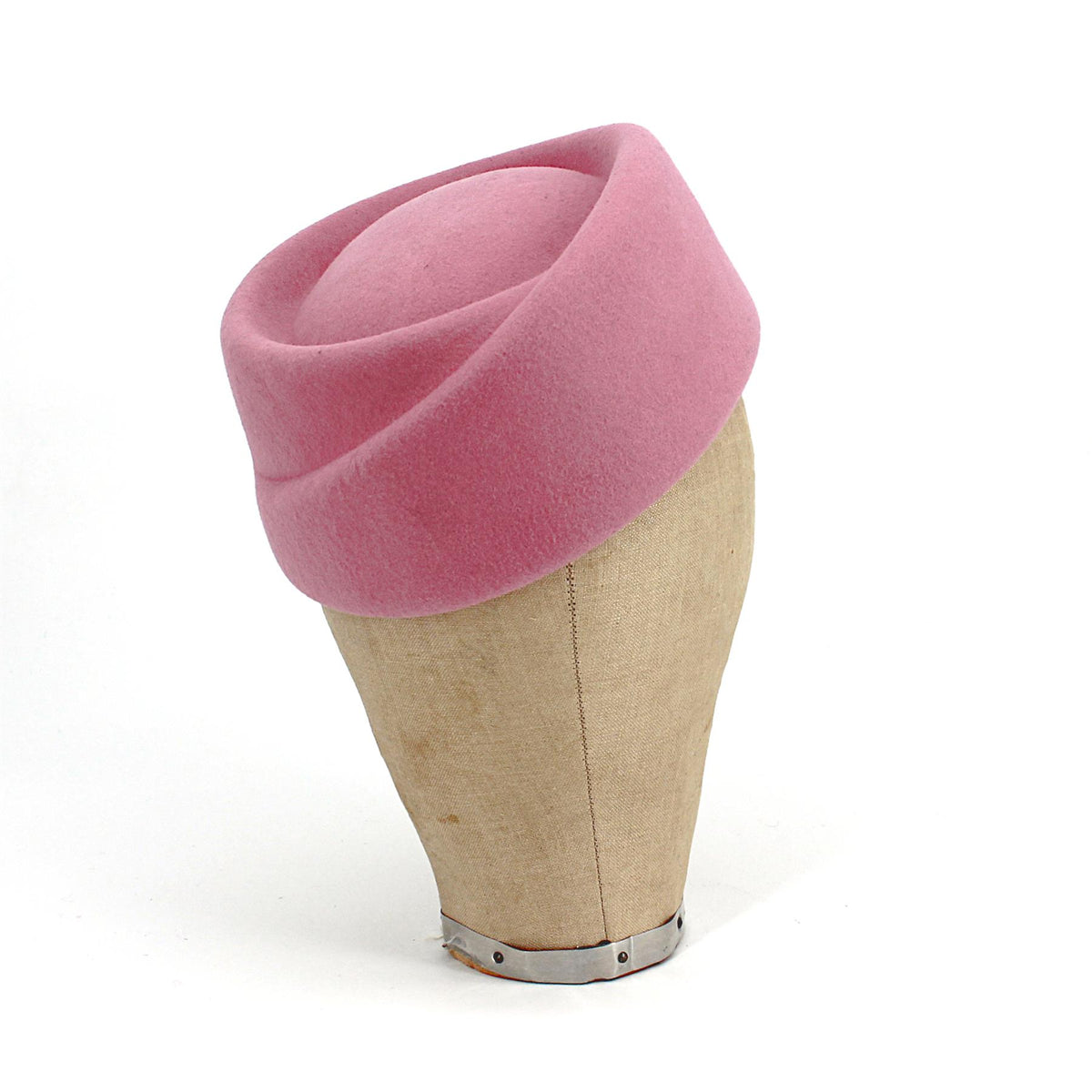 UK Made Classic Sweep Felt Pillbox Hat Base - HA107