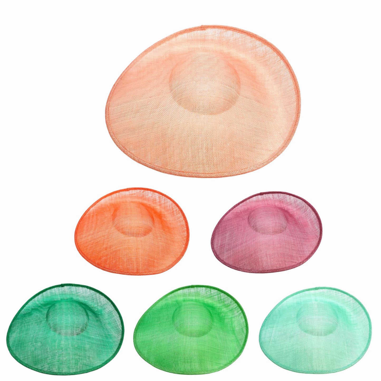 Sinamay Wide Fascinator Base 36x42cm - HA047