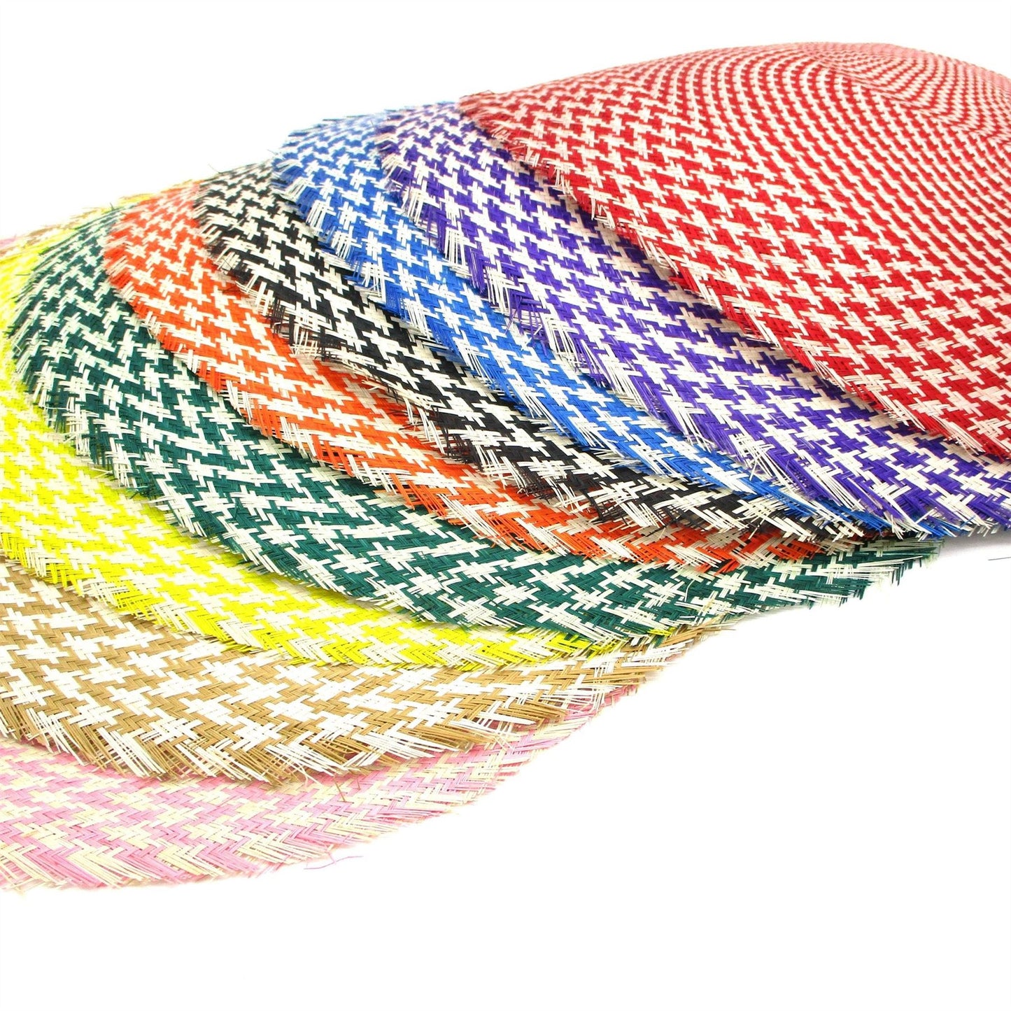 Buntal Straw Mat 2 Tone Hat Base 47cm HF003