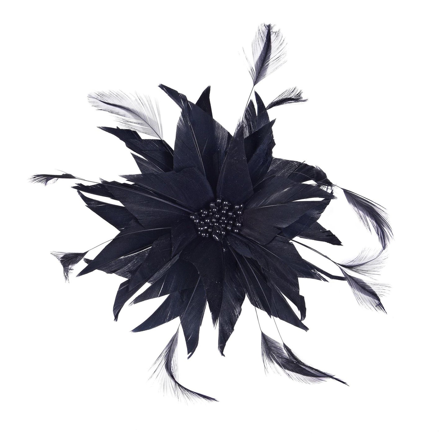 Spiky Goose Hackle Feather Flower 20cm FM053