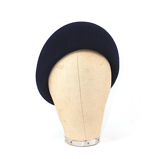 UK Made Felt Asymmetrical Beret Hat Base - HA109
